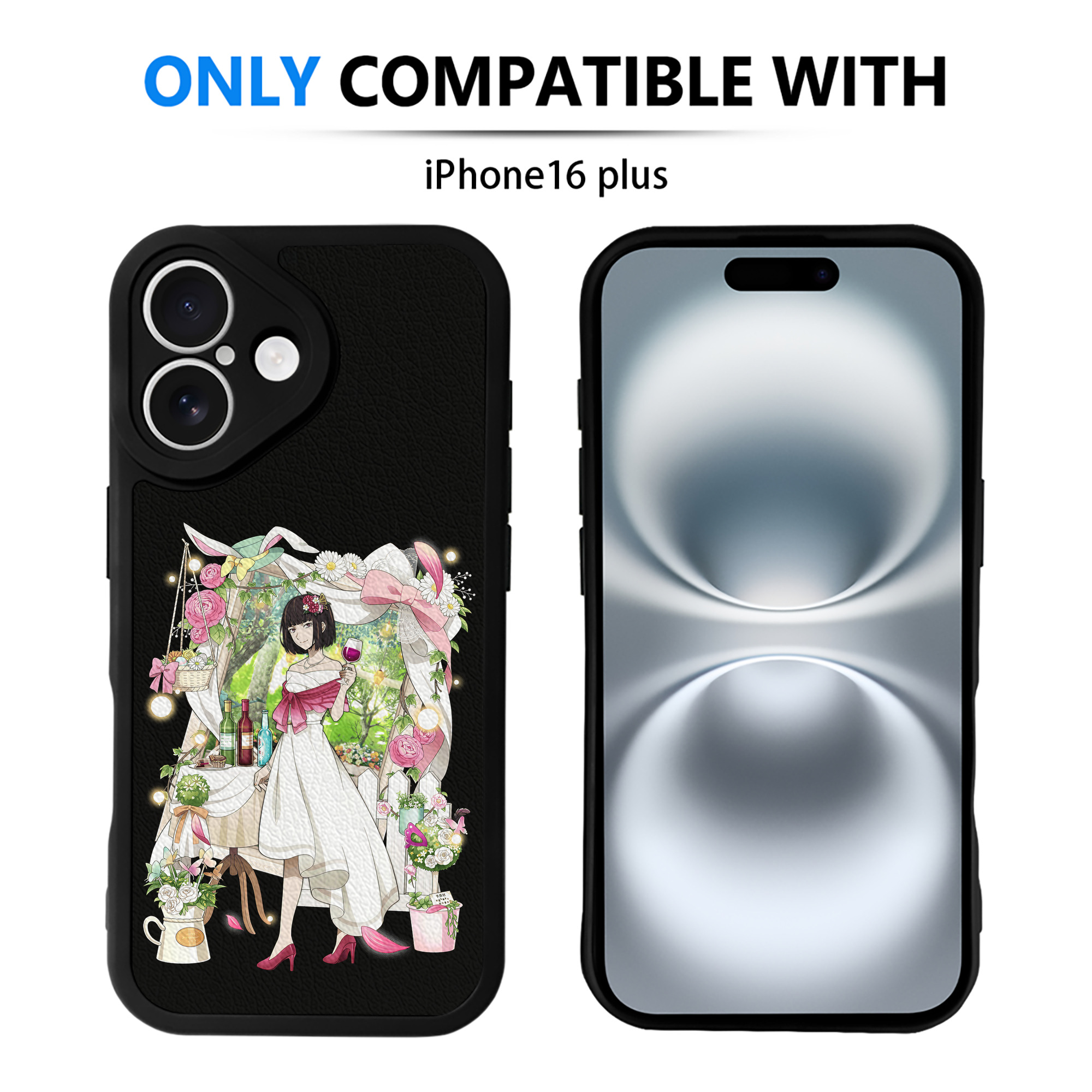 （画像用） 文豪ストレイドッグス Bungo Stray Dogs 【iPhone 16シリーズ対応】シリコンスマホケース（レザー調） 材質：シリコン